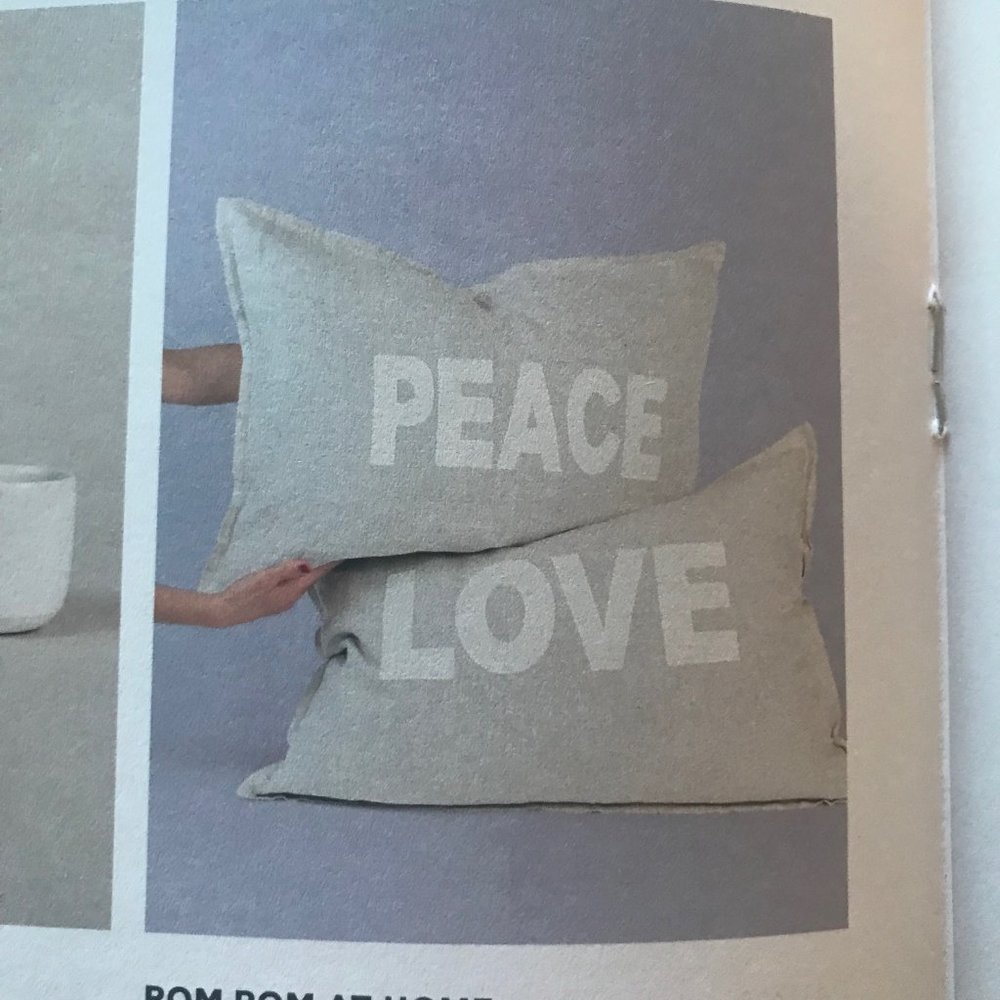 Peace and Love Pillow Sham Set - Jilly Box
